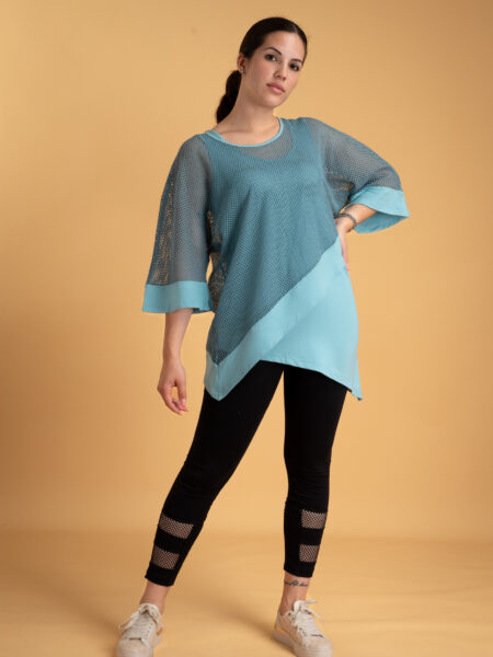 MREŽA BRIELE TURKIZNO ZELENA