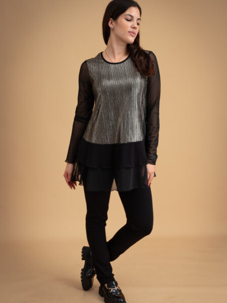 TUNIKA DASIA CRNO ZLATNA