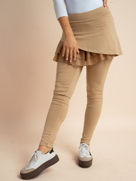 HLAČNA SUKNJA DANEJA BEŽ