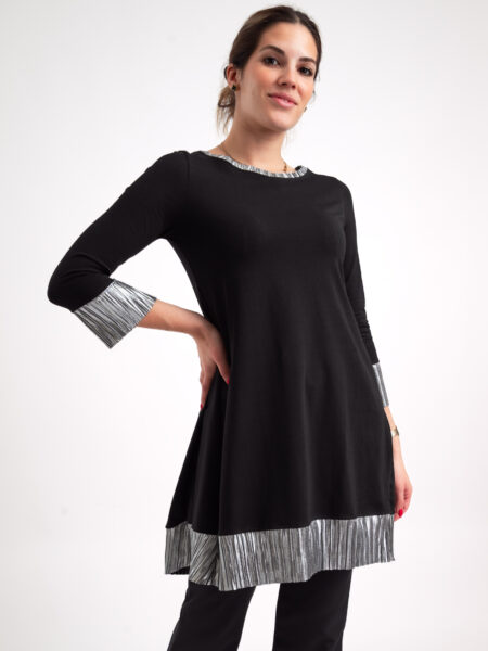 TUNIKA LAVI CRNO SREBRNA