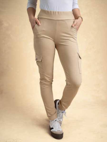 HLAČE POLONCAF BEŽ