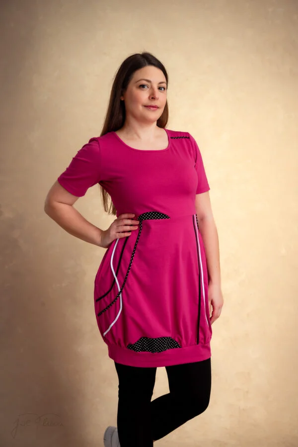 TUNIKA TAJLOR MALINA